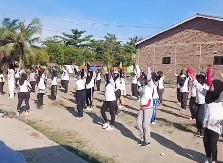 Senam Sehat Rutin di Desa Pekan Tanjung Beringin Semakin Diminati Warga