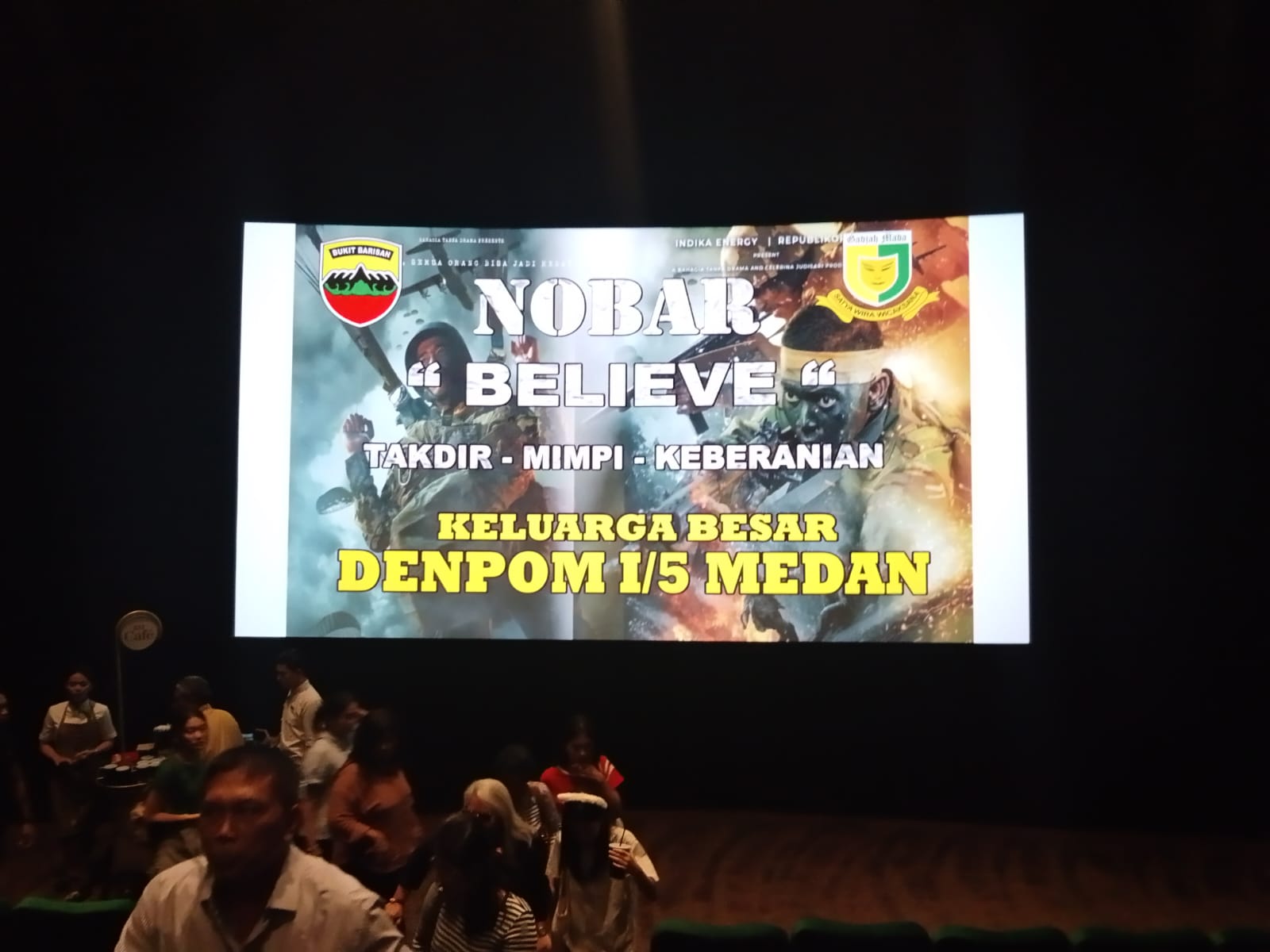Denpom I/5 Medan Tanamkan Jiwa Patriotisme Ke Generasi Muda Lewat Film “Believe”