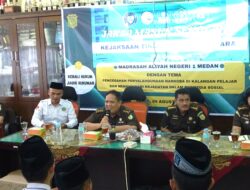 Kejatisu Ajak Kalangan Pelajar MAN 1 Medan Jauhi Narkoba dan Beretika Dalam Gunakan Medsos