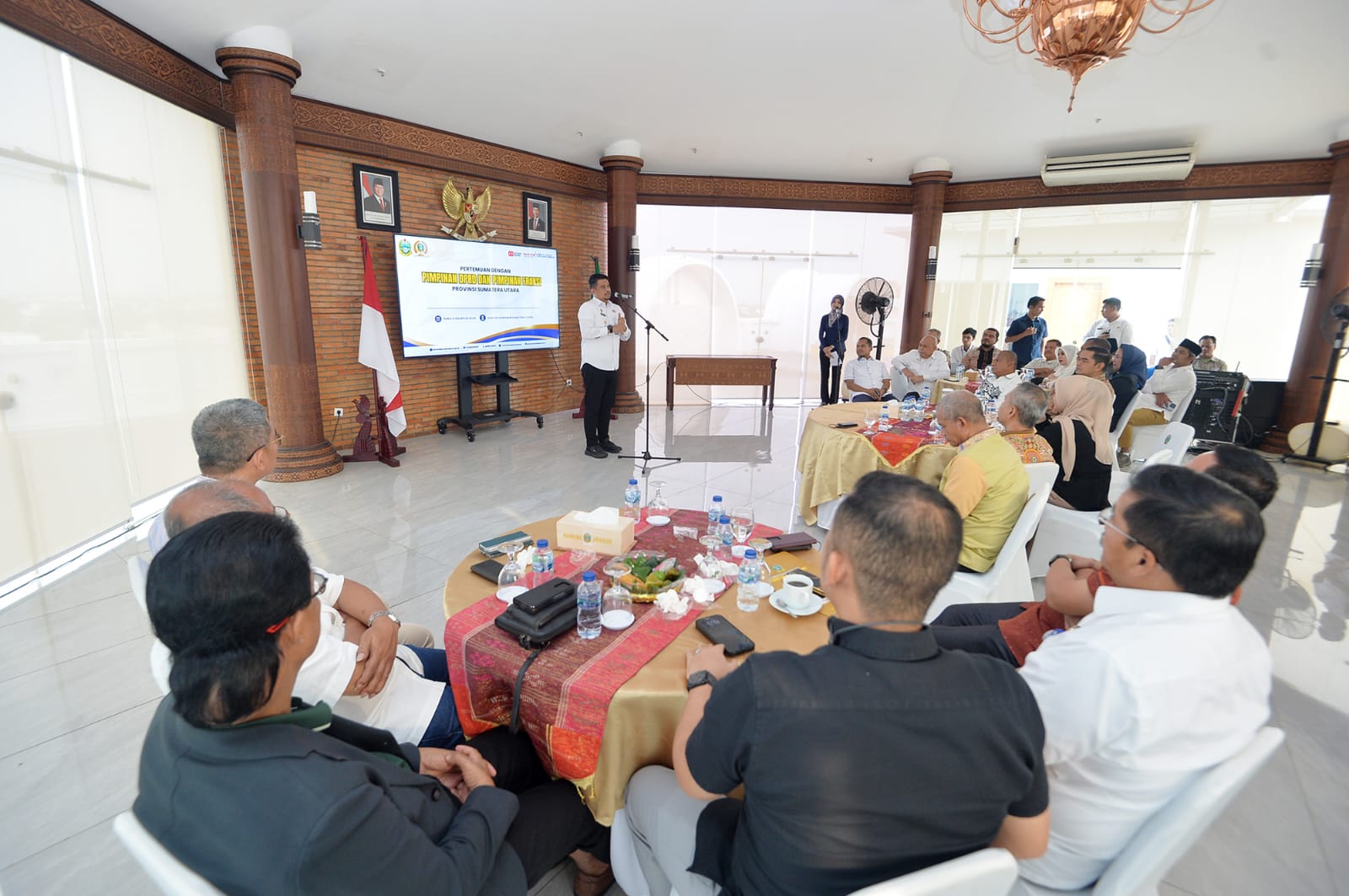 Bobby Nasution Komitmen Perkuat Sinergitas dengan Pimpinan dan Fraksi DPRDSU