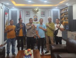 Kapolres Asahan Sambut Hangat Chairum Lubis dan Pewarta Polrestabes Medan Tetap Eksis