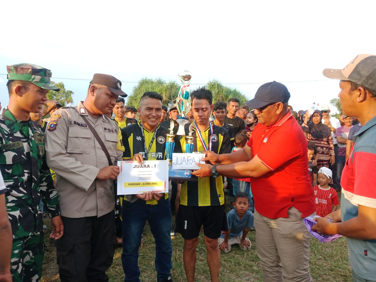 Lumut FC Juara Turnamen Bokyam Piala Kepala Desa Bagan Kuala 2025