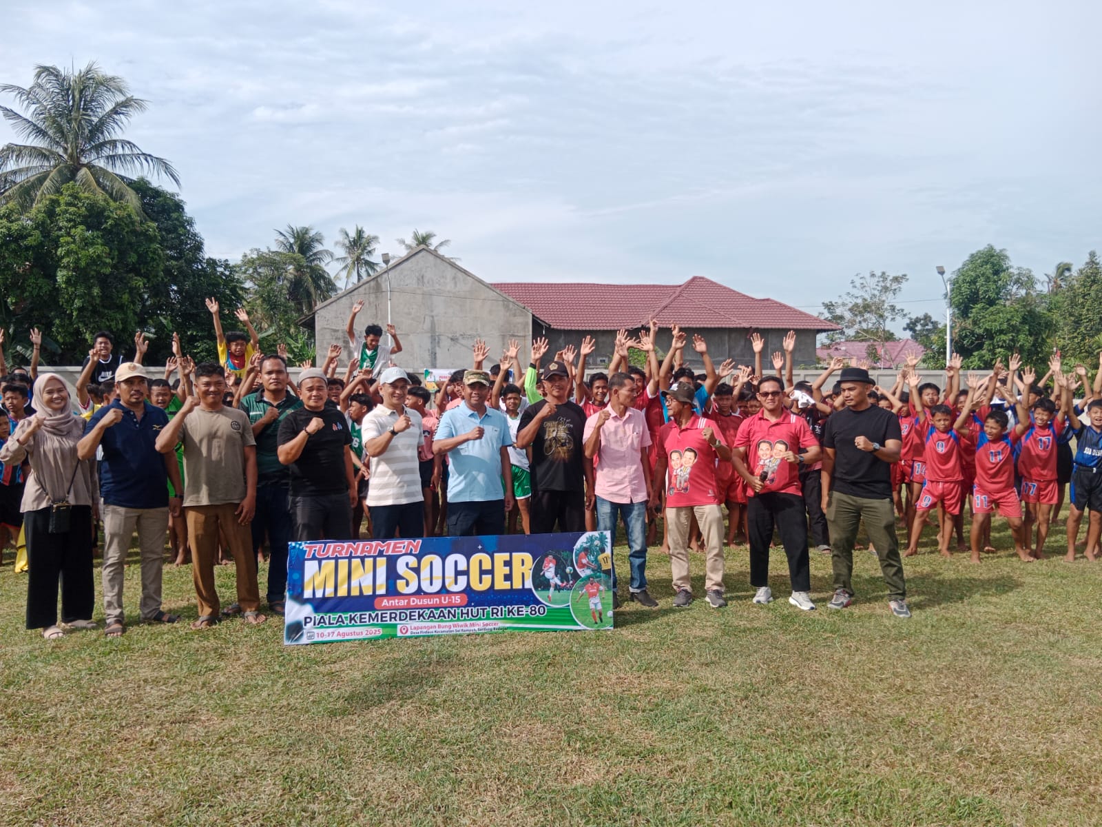 Bupati Sergai Buka Turnamen Mini Soccer Piala Kemerdekaan RI ke-80