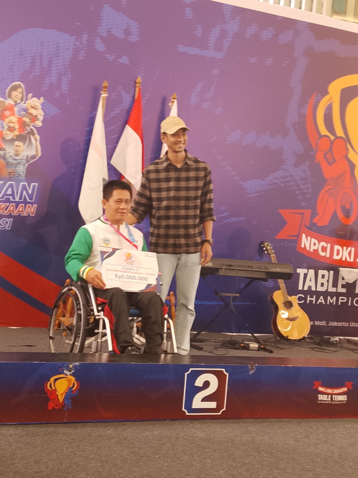 Perdana, Hendri Boyong Medali Perak Kejurnas Para Tenis Meja 2025