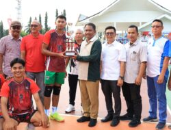 Bupati Tutup Turnamen Voli U-22 Piala PBVSI Sergai 2025, Sei Rampah Jadi Juara