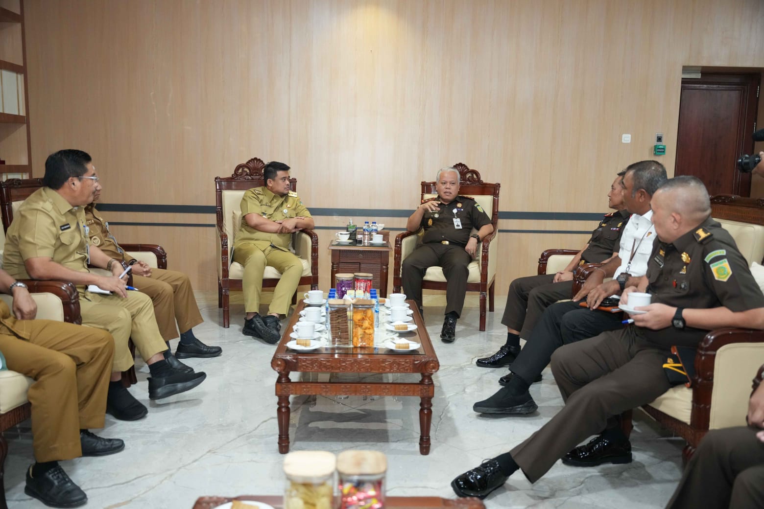 Bobby Nasution Didatangi Kajatisu Bahas Program Restorative Justice