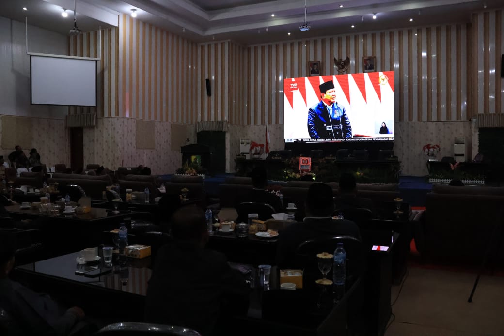 Pemkab Sergai dan Forkopimda Ikuti Virtual Pidato Kenegaraan Presiden Prabowo dalam Rangka HUT ke-80 RI