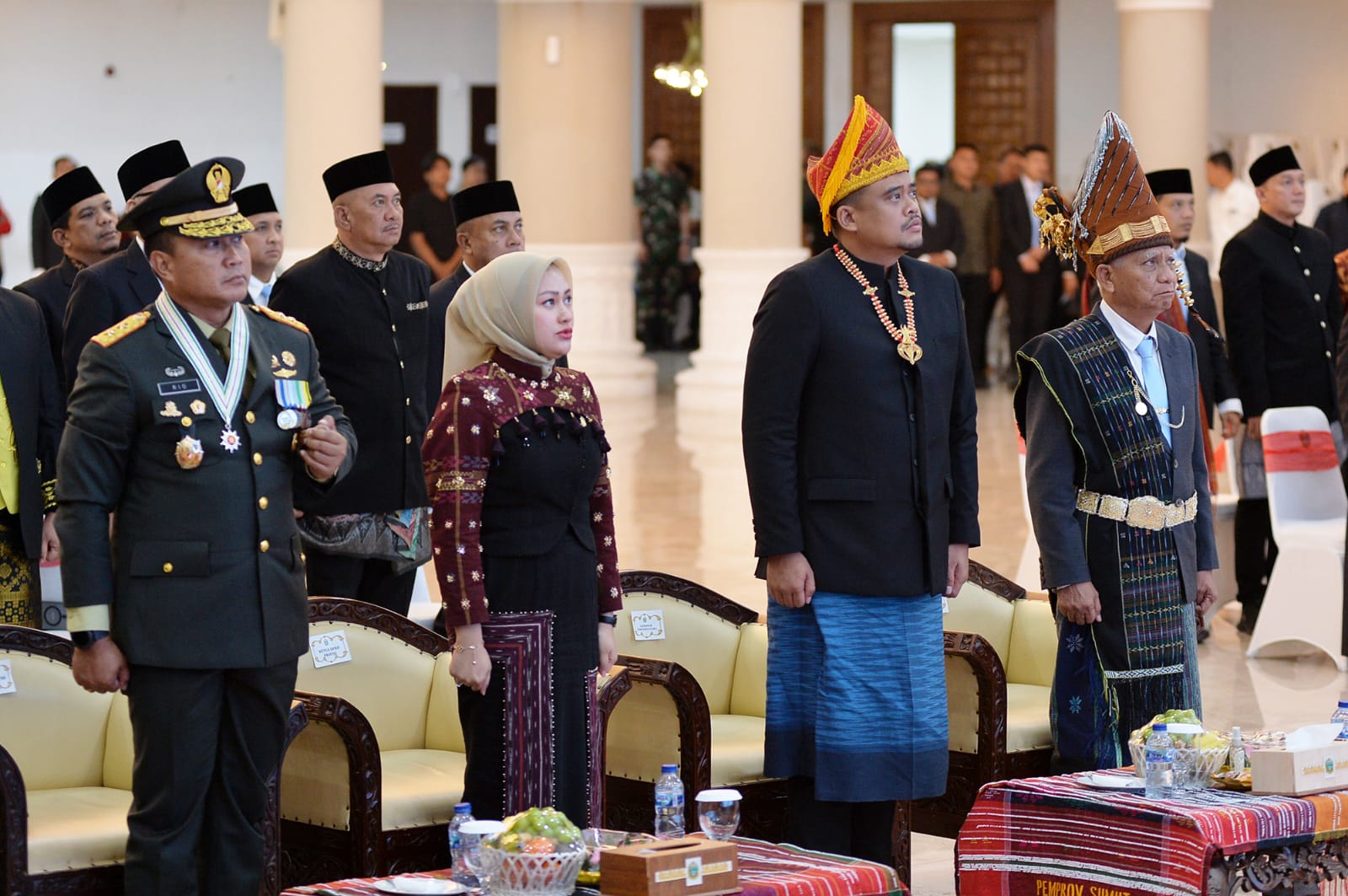 Bobby Nasution Bersama Forkopimda Ikuti Upacara Detik- detik Proklamasi di Istana Negara