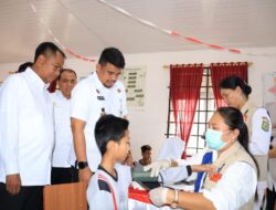 Bupati Sergai Dampingi Gubsu Bobby Nasution Luncurkan Program Cek Kesehatan Gratis Anak Sekolah