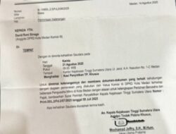 David Roni Ganda Benarkan Dirinya Dipanggil Kajatisu Beri Keterangan Dugaan Pemerasan Oleh Ketua Komisi 3 DPRD Medan