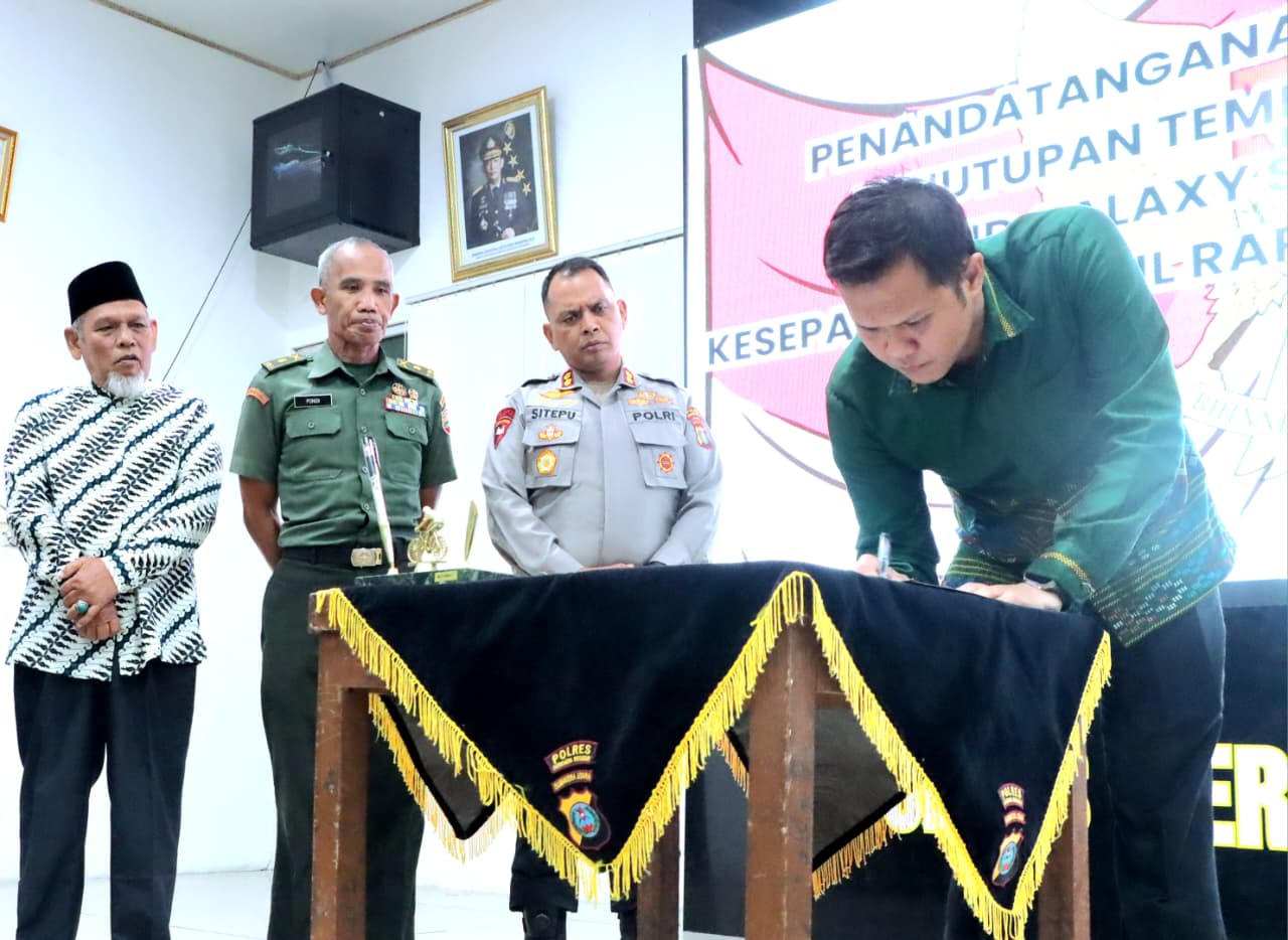 Grand Galaxy Resmi Ditutup, Pemkab Sergai dan Forkopimda Tegakkan Ketertiban Umum