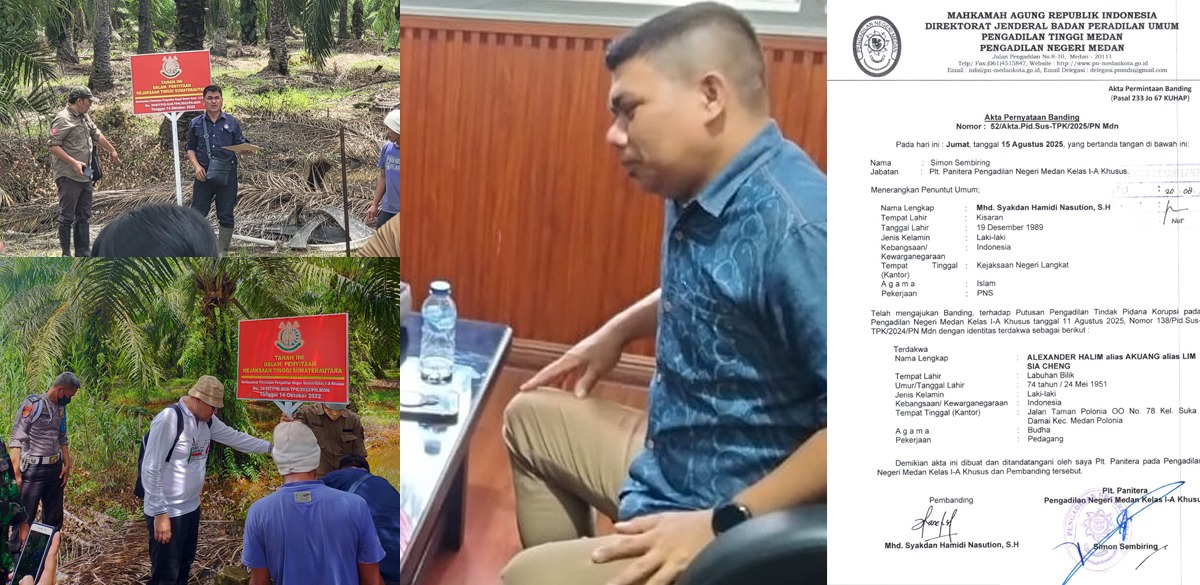 Dugaan TBS Sawit Ratusan Hektar di Suaka Margasatwa KG-LTL Langkat Sitaan Negara Terus Dipanen, Kejari Langkat Ngaku Baru Tahu