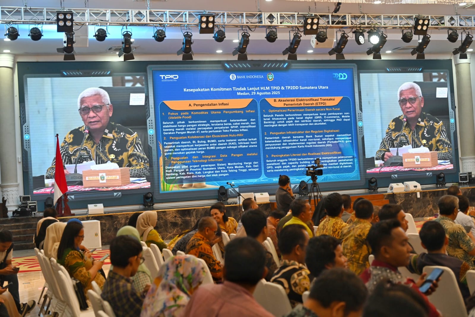 Kendalikan Inflasi dan Akselerasi ETPD di Sumut, Pemprovsu Minta Pemkab/Pemko Lakukan Beberapa Hal