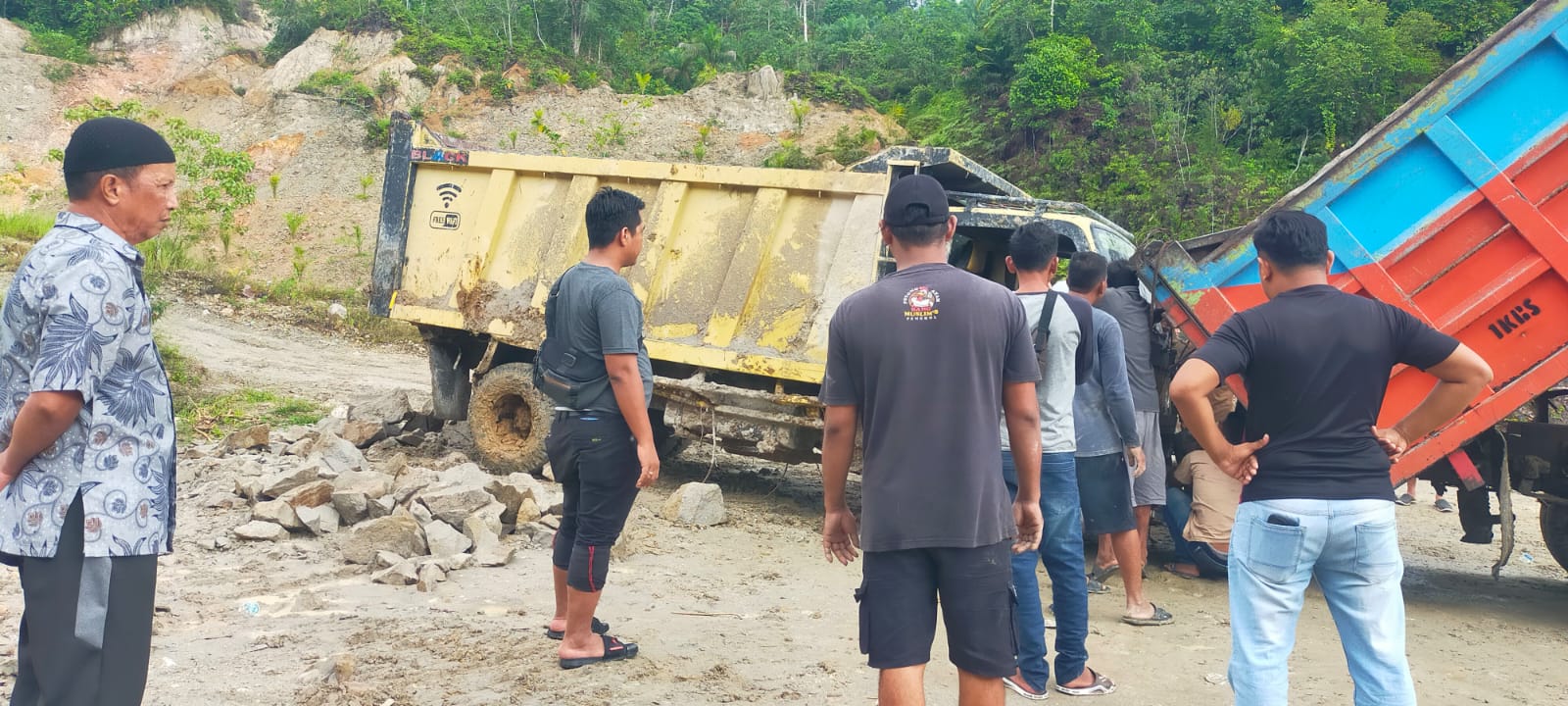 Terulang lagi,Tiga Pekerja Tambang Galian C CV.Berkah Pulo Jaya Desa Marjanji Aceh Tewas