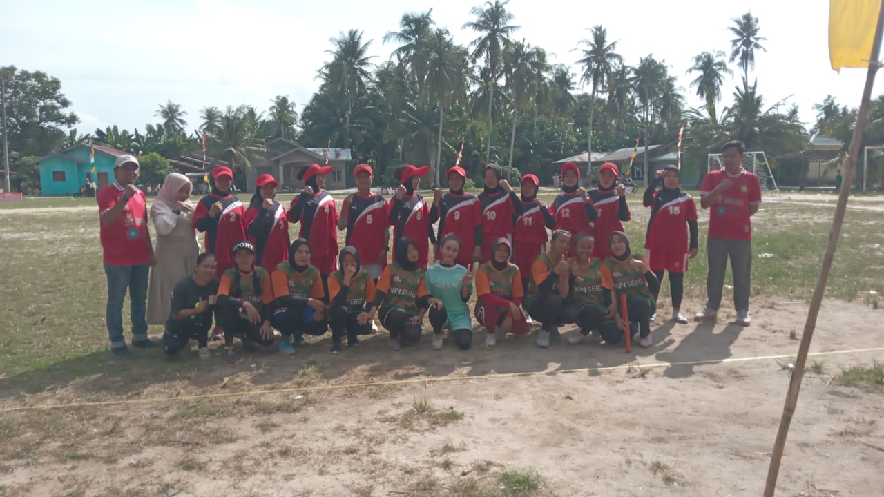 Pemdes Mangga Dua Gelar Turnamen Bola Kasti, Tim Kartini Melaju ke Final