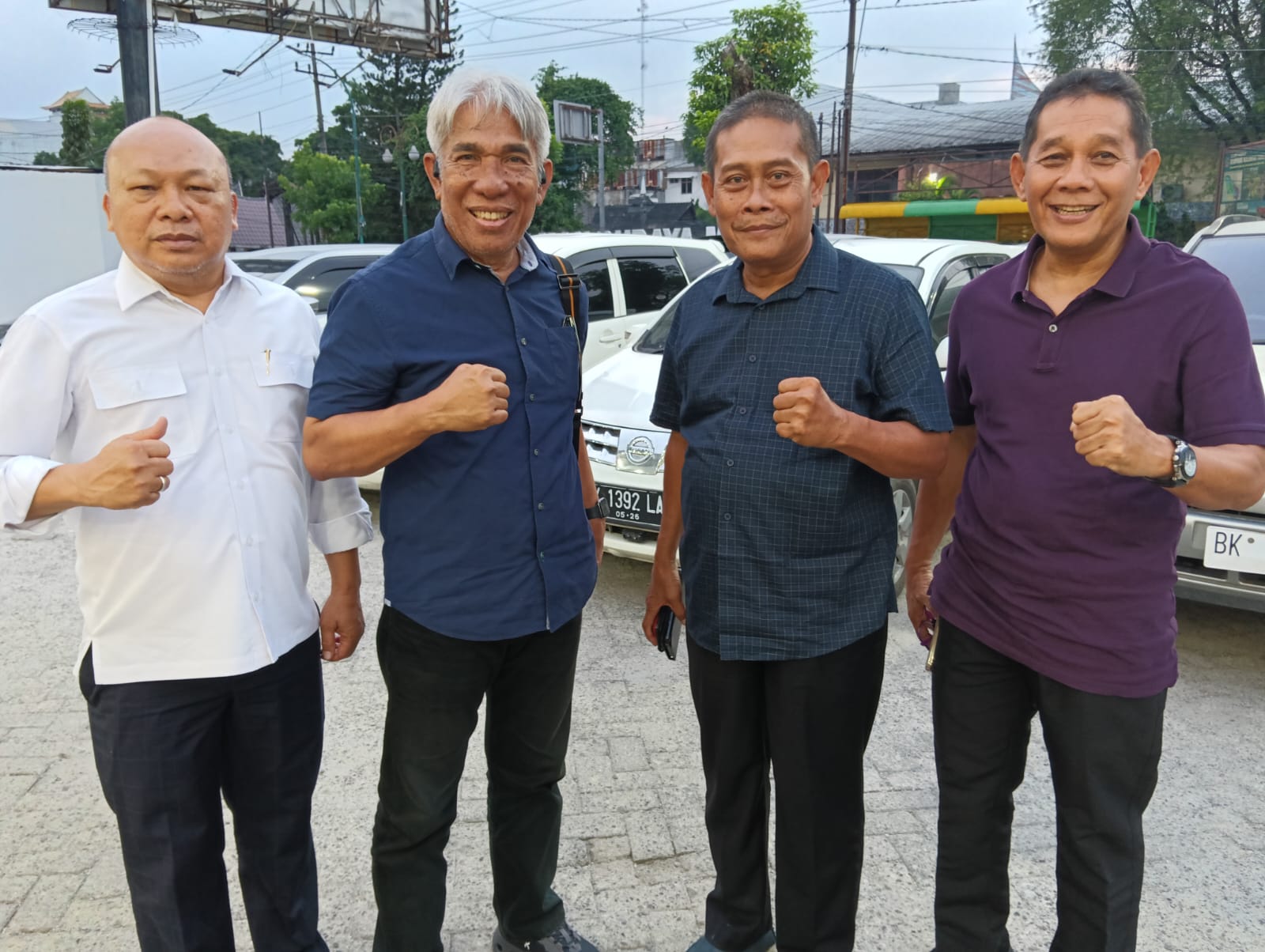 John, Prof Agung, Kisharianto dan Ramli Tarigan Prihatin Haornas Di Sumut Hanya Ceremony Upacara