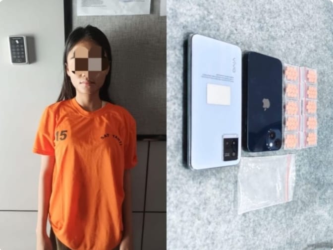 Diduga Edarkan 100 Butir Pil Happy Five, Wanita Asal Simalungun Diamankan Polisi