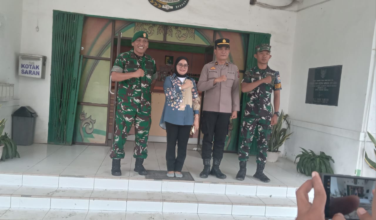 Danramil Baru Tanjung Beringin Jalin Silaturahmi dengan Forkopimcam