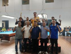 Turnamen Biliar Antar Wartawan Berakhir, Salomo Ingin Digelar Lebih Besar