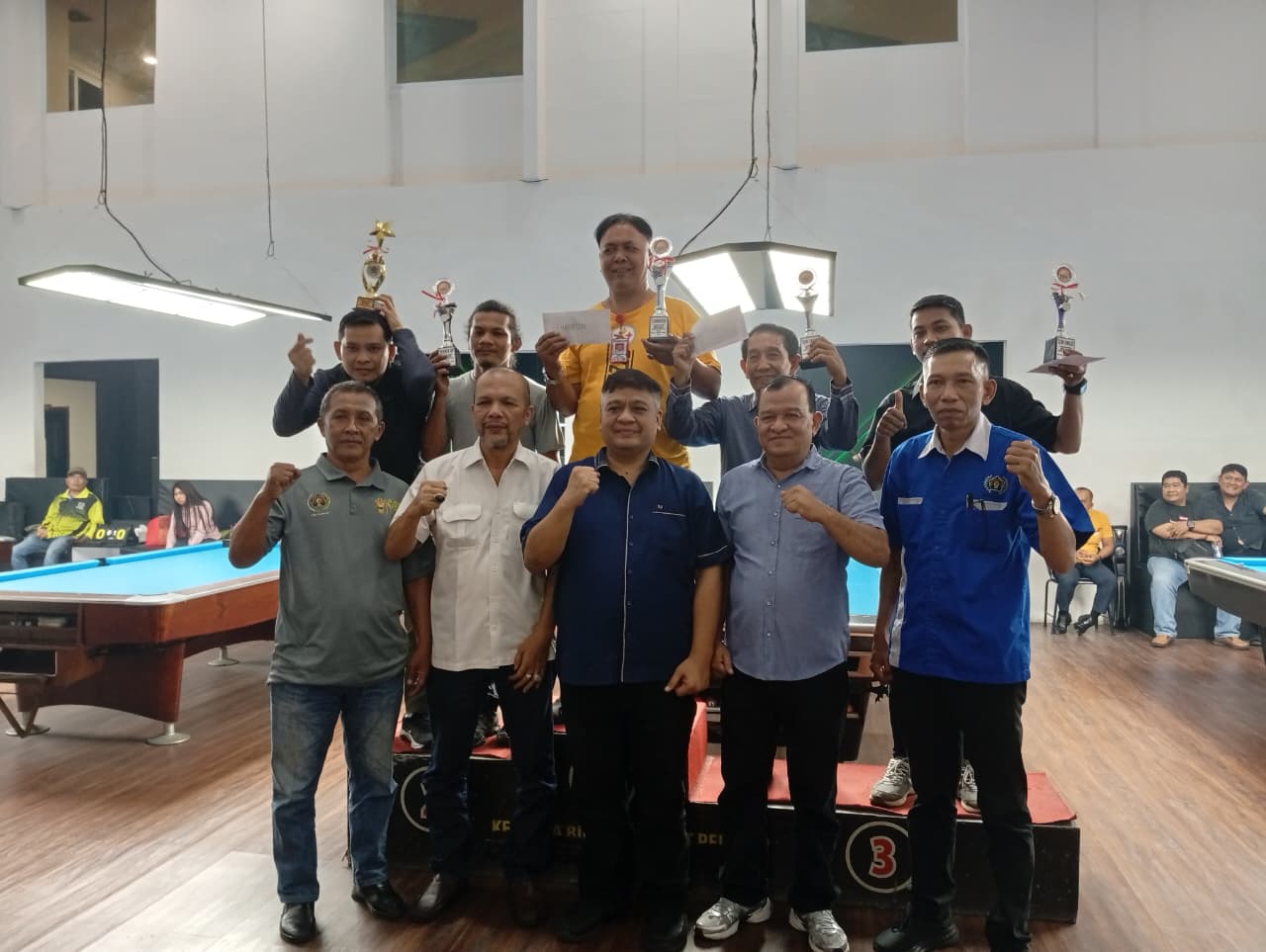 Turnamen Biliar Antar Wartawan Berakhir, Salomo Ingin Digelar Lebih Besar