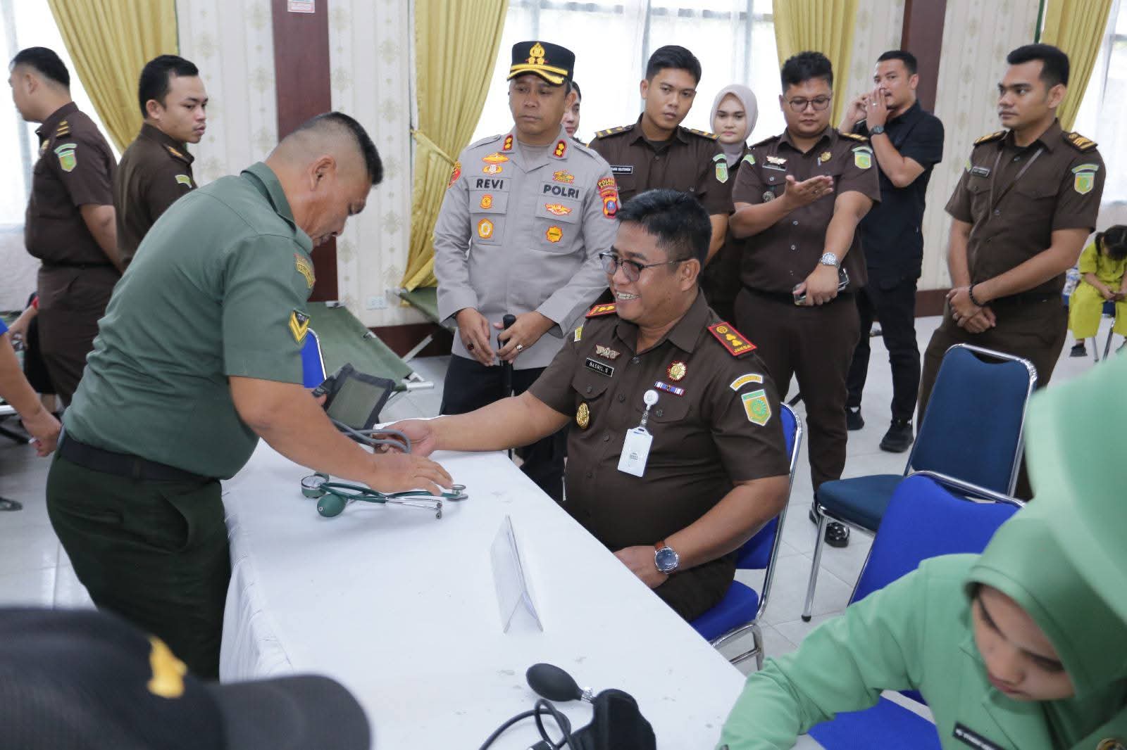 Kodim 0208/Asahan Gelar Bakti Teritorial Prima Donor Darah Sambut HUT ke-80 TNI