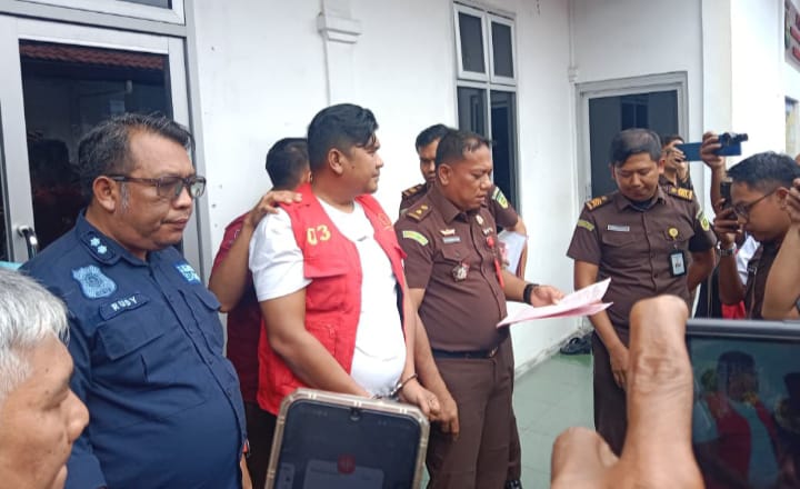 AHS Terkait Kasus Dugaan Perdagangan Sisik Trenggiling di Tahan Kejaksaan Asahan
