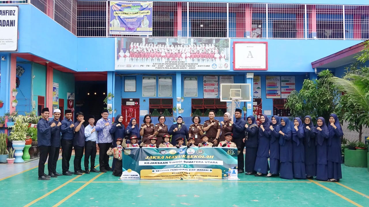 Kejatisu Gelar Kegiatan Jaksa Masuk Sekolah Di Yayasan Pendidikan Riad Madani