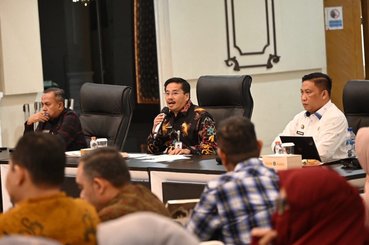 Bersama Seluruh OPD, Sekdaprovsu Sinkronisasikan Penyebaran Informasi