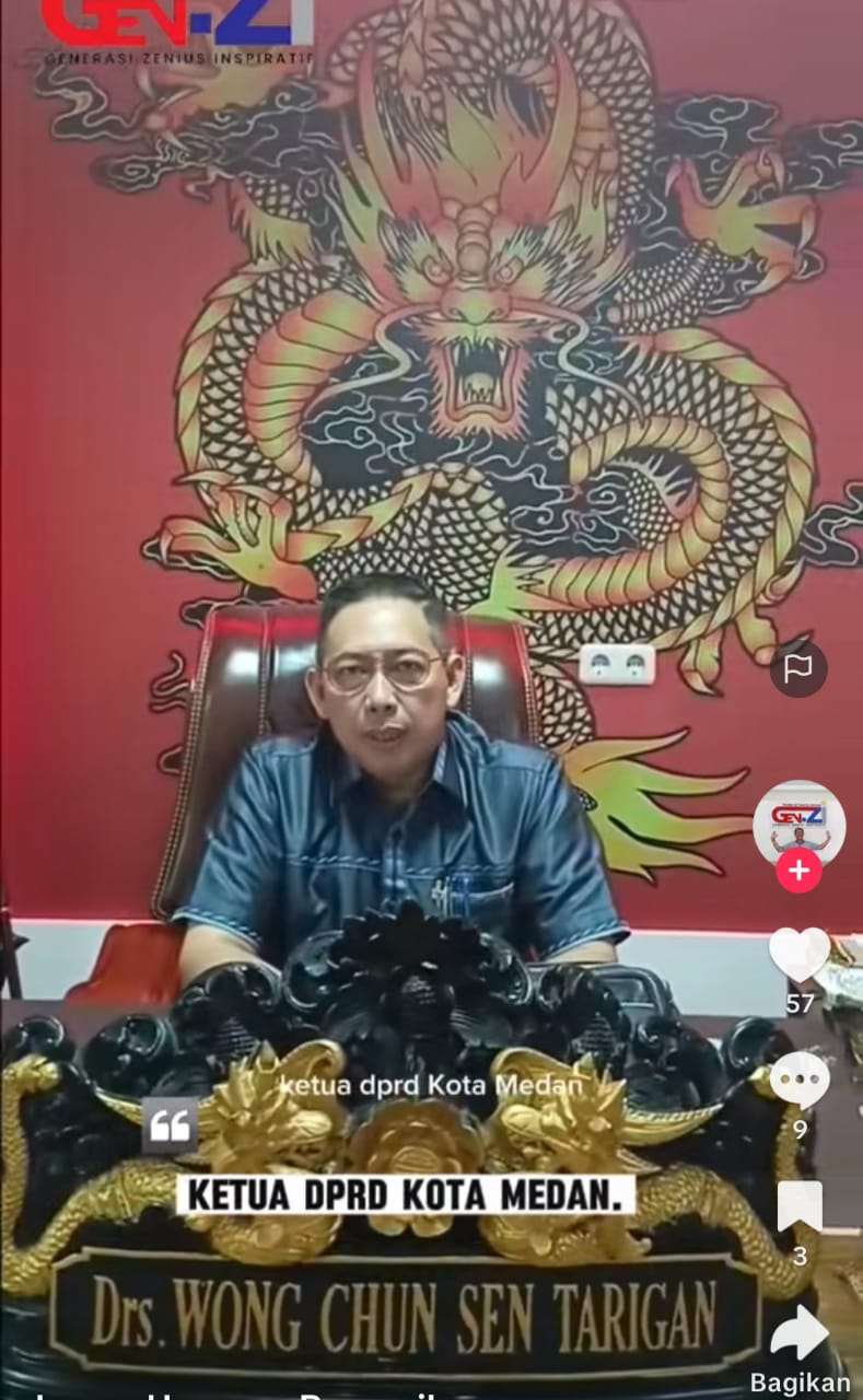 Ketua DPRD Medan Wong Chun Sen Diperiksa Kejati Sumut