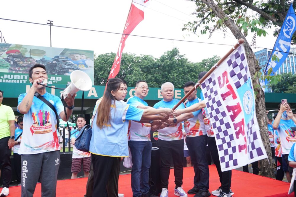 Harli Siregar, PJU Kejatisu, Masyarakat dan Yayasan Thongs Berkah Mulia Abadi Ikuti Jalan Amal