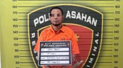 Seret Menuju Pintu Depan Rumah dan Pukul Pelipis istri Akhirnya HJ Meringkuk Ke Tahanan Polres Asahan