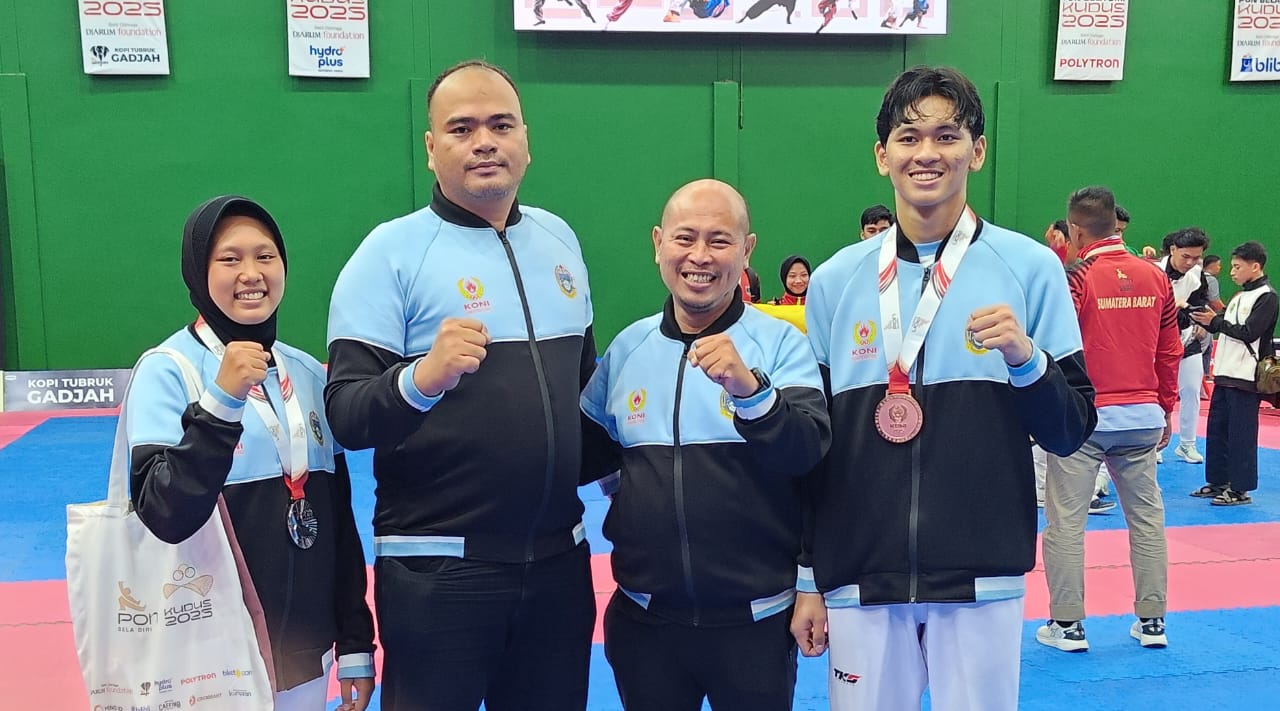 Sumut Berhasil Meraih 1 Perak dan 4 Perunggu Dievent PON Bela Diri 2025