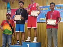 Medan Labuhan Sapu Bersih 13 Medali Emas di Cabor Tinju Porkot Medan 2025