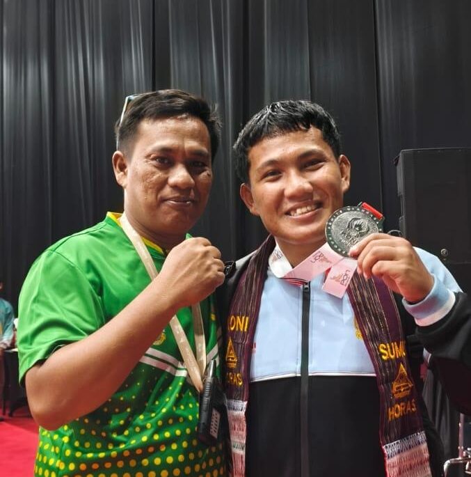 Reymond Simanjuntak Bersyukur Walau Raih Perak PON Bela Diri 2025