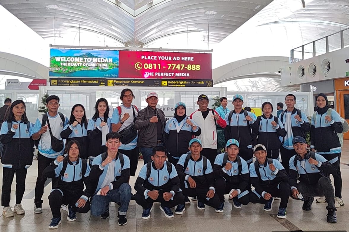 Bertolak Ke Kudus, Tim Wushu Sumut Optimis Raih Prestasi Terbaik