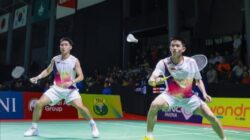 Unggulan Ketiga Ganda Putra Raymond Indra/Nikolaus Joaquin Melaju