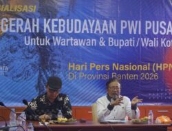 PWI Pusat Gelar Sosialisasi Anugerah Kebudayaan 2026 untuk Wartawan dan Kepala Daerah