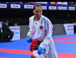 Leica Lubis Tak Remehkan Lawan, Dua Karate Sumut Berjuang Keras Di PON Bela Diri 2025