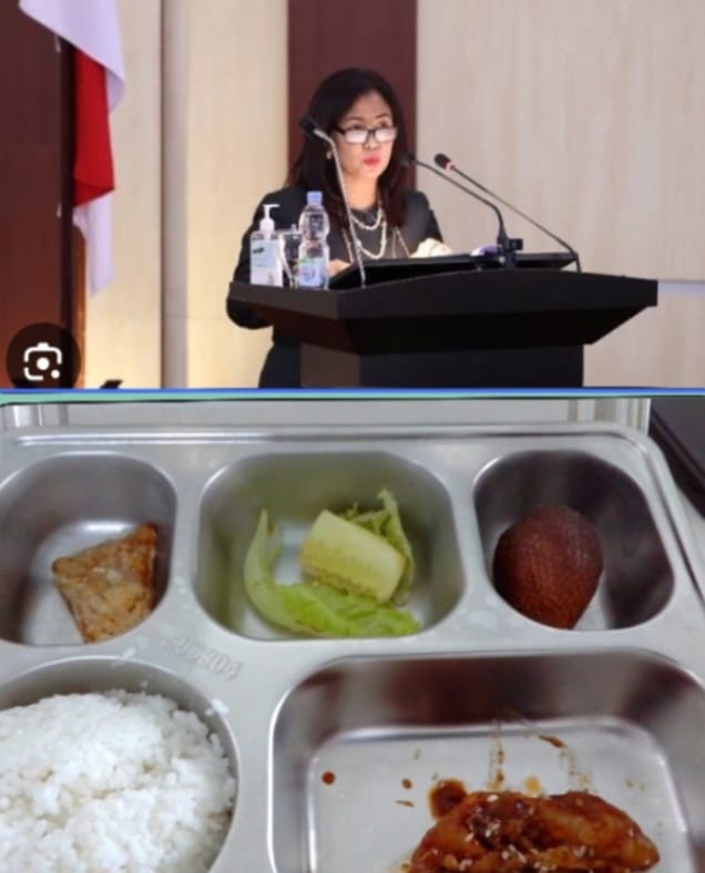 Dame Duma Sari Soroti Kualitas Makanan MBG di SMAN 12 Medan