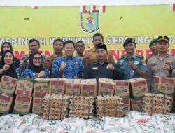 1.316 Kepala Keluarga di Tanjung Beringin Terima Bantuan Sembako dari Pemkab Sergai