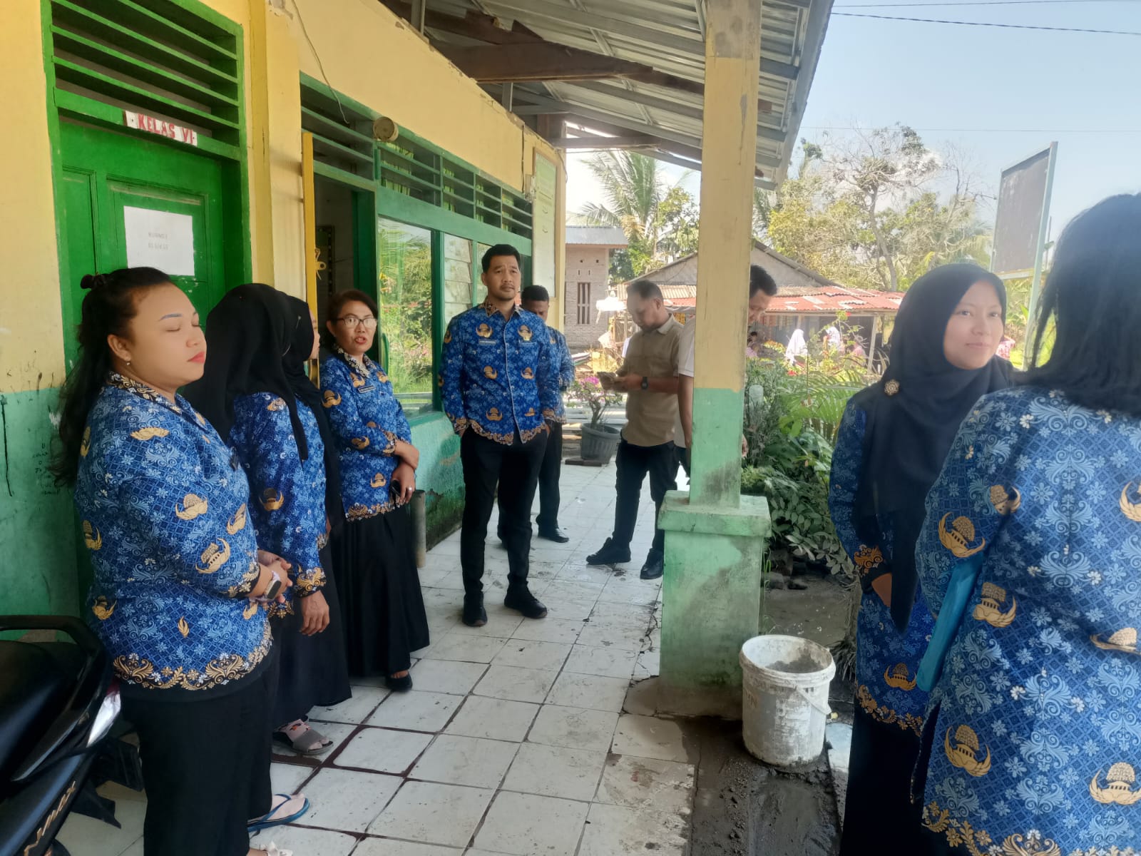 Kadis Pendidikan Sergai Tinjau Sekolah Terdampak Banjir di Tanjung Beringin