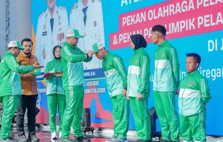 Atlet Popnas dan Peparnas Dilepas, Bobby Nasution Janjikan Bonus
