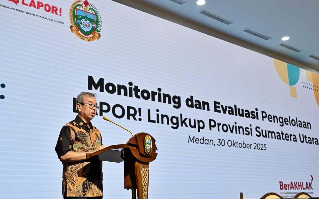 Pemprov Sumut Telah Tindaklanjuti 97,5% Aduan Masyarakat Melalui SP4N Lapor!