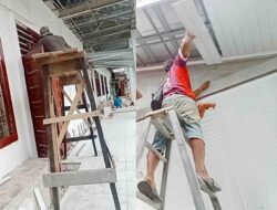 Miris! Pengerjaan Revitalisasi di SMAN 1 Simpang Empat lalaikan K3 dan tanpa Pengawasan