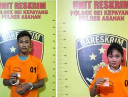 Dua Pengedar Sabu di Desa Bagan Asahan Baru kenak ciduk Polisi