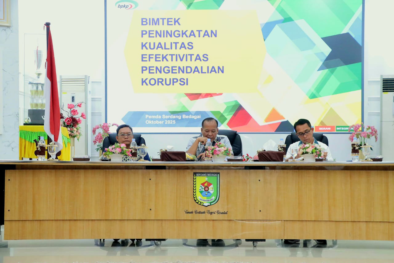 Pemkab Sergai Teguhkan Komitmen Wujudkan Pemerintahan Bersih dan Akuntabel