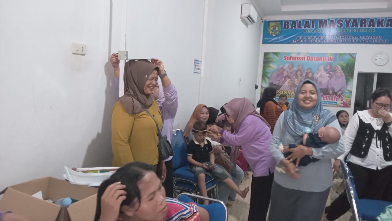 Pemdes Petaring dan Puskesmas Tanjung Beringin Gelar Posyandu ILP, Wujud Nyata Pelayanan Kesehatan Merata