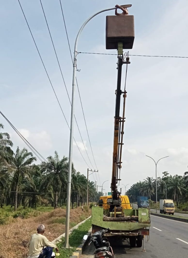 Pemkab Sergai dan BBPJN Sumut Cek Lampu Jalan Nasional, Pastikan 78 Titik LPJU Berfungsi Baik