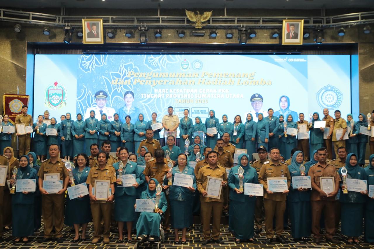 PKK Asahan Perkuat Peran Pemberdayaan Keluarga Lewat Empat Prestasi di Tingkat Provinsi