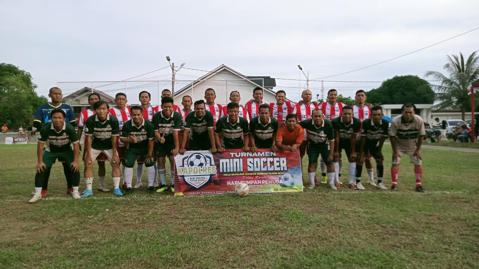 Wabup Sergai Adlin Tambunan Cetak Hattrick, Bawa Jurnalis FC Menang Telak 7–1 di Piala Kapolres